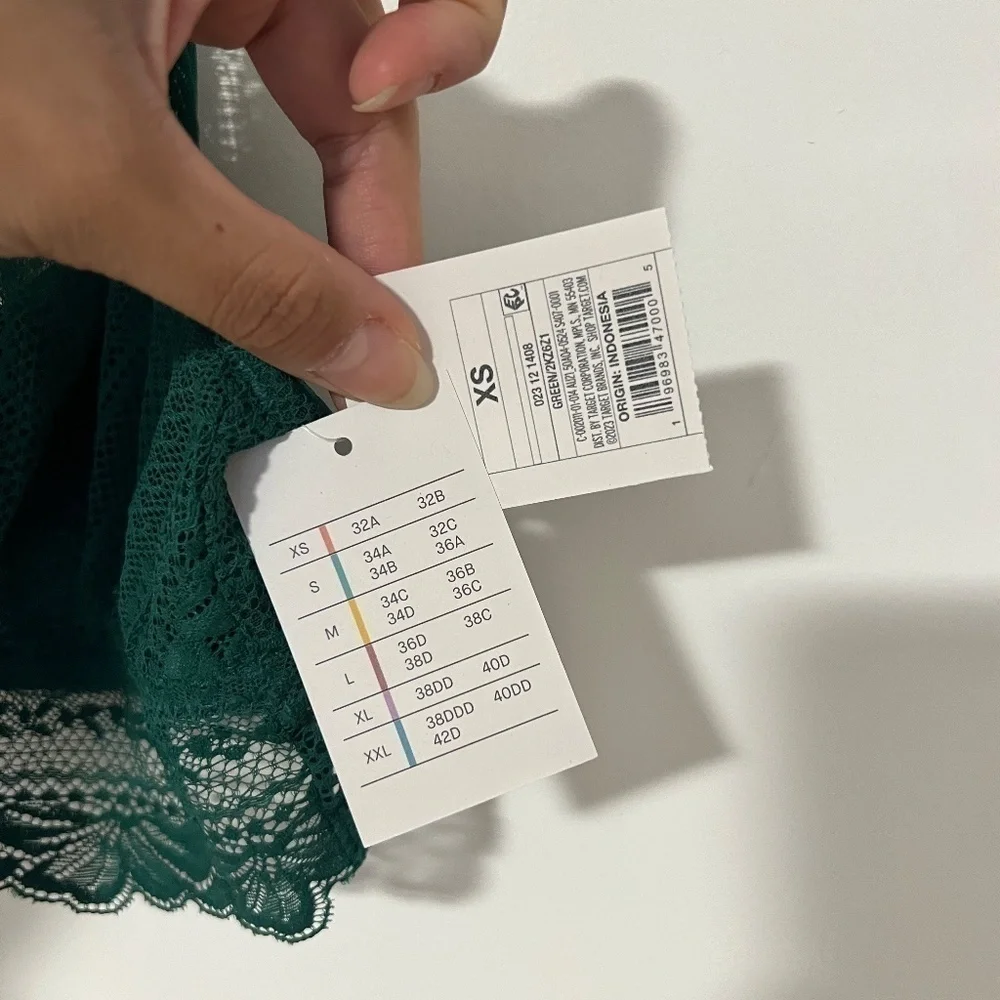 3/$25 Target Women's High Apex Racerback Bralette - Auden in Green sz XS - Picture 5 of 7
